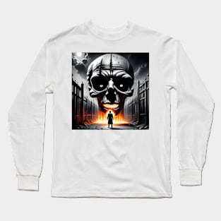 Nothing escapes the persecuting evil...the fire will consume you Long Sleeve T-Shirt